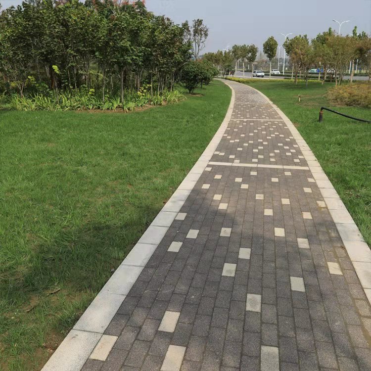 道路環境陶瓷透水磚效果圖